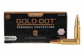 Speer Gold Dot Personal Defense 5.7x28 40 gr ammunition, 50 rounds.